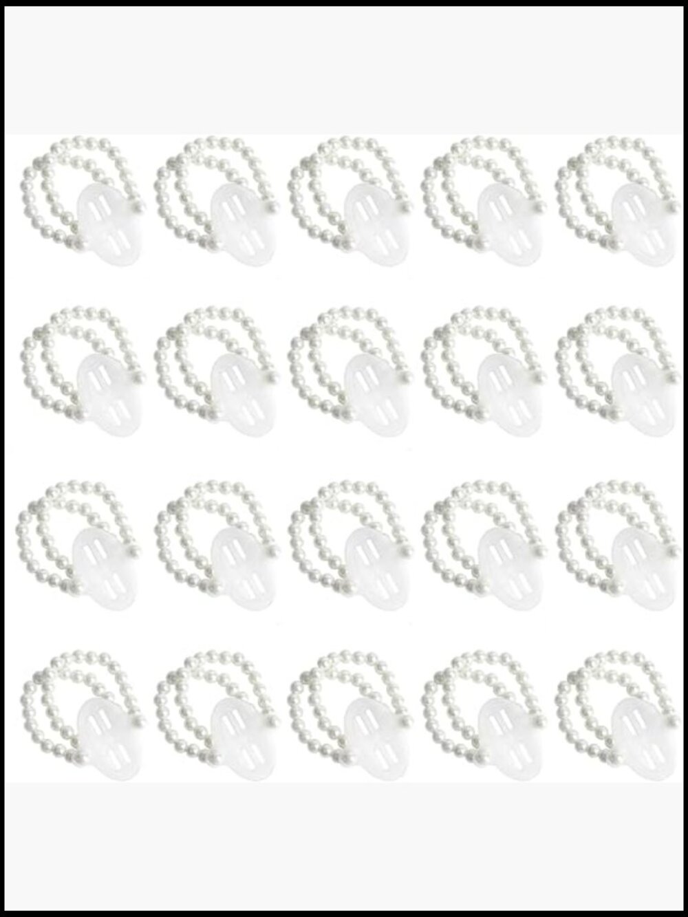 Elastic Pearl Wristlet Bracelets for DIY Wedding Corsages Bridesmaid Party